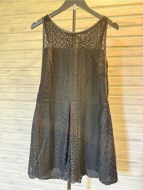 Black Lace Romper